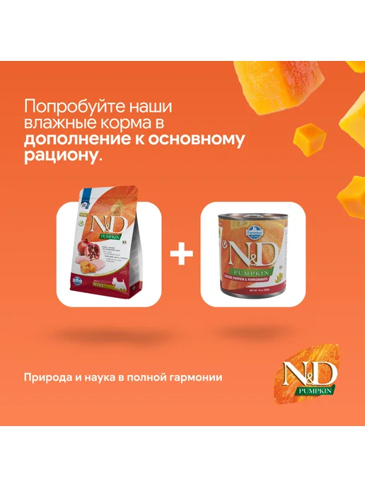 Сухой корм Farmina Гранатом Тыкв… для собак, мелкие, курица, 0,823 кг, фото 7