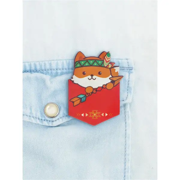 Деревянный значок, на подложке, подарочный