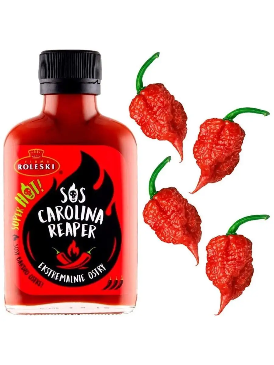 Соус Экстремально острый Carolina Reaper 110 гр. Roleski 12338511 купить в  интернет-магазине Wildberries