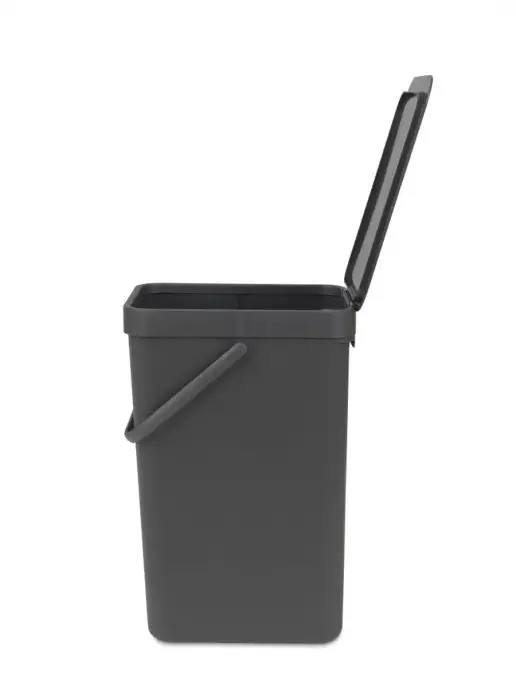 Brabantia Ведро мусорное Sort&Go встраиваемое серый 16л 109966, 16 л, фото 2