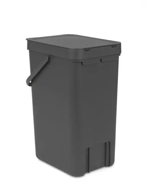 Brabantia Ведро мусорное Sort&Go встраиваемое серый 16л 109966, 16 л, фото 3
