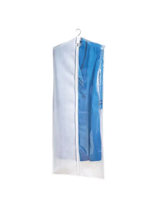 InterDesign Чехол Dress Bag для хранения одежды на молнии 50,8х137см, белый, фото 2