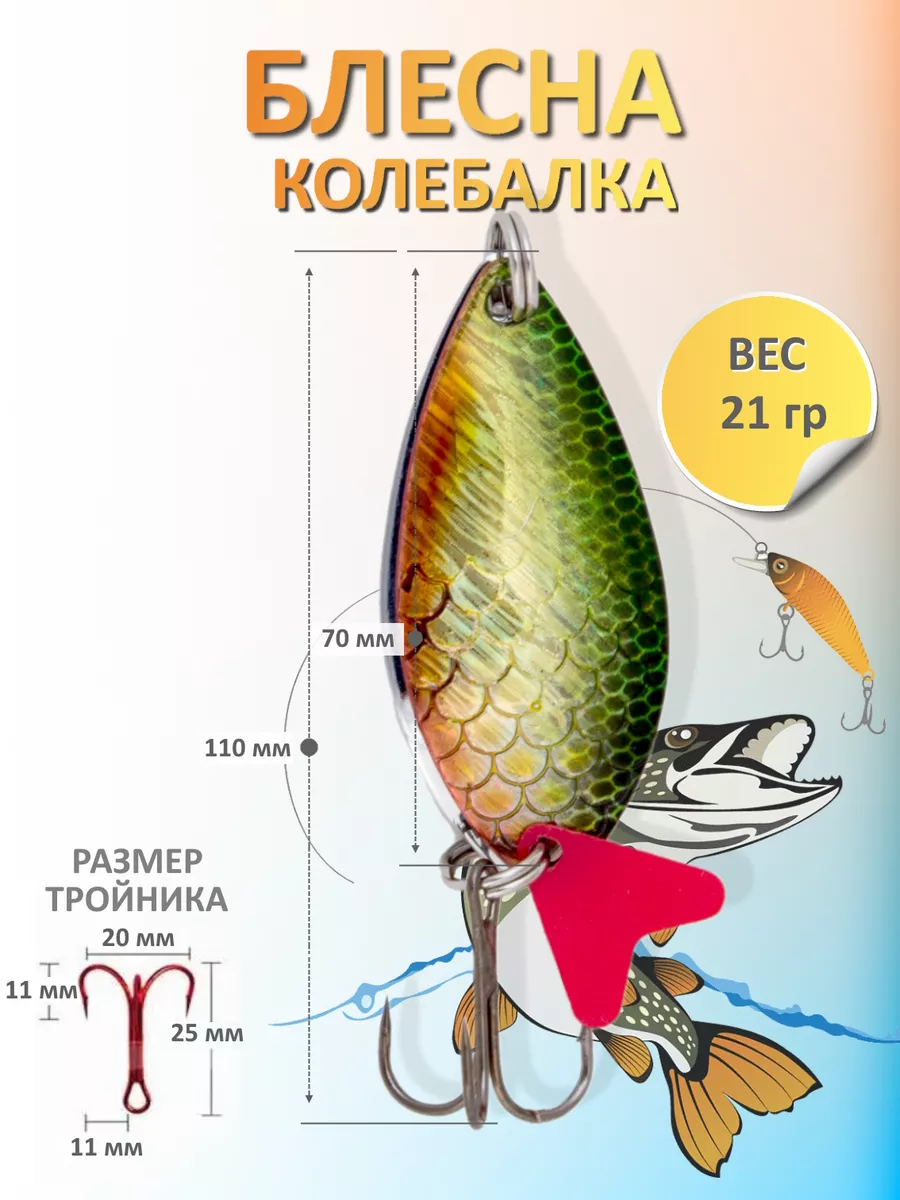 Блесна колебалка – универсальна для ловли хищника