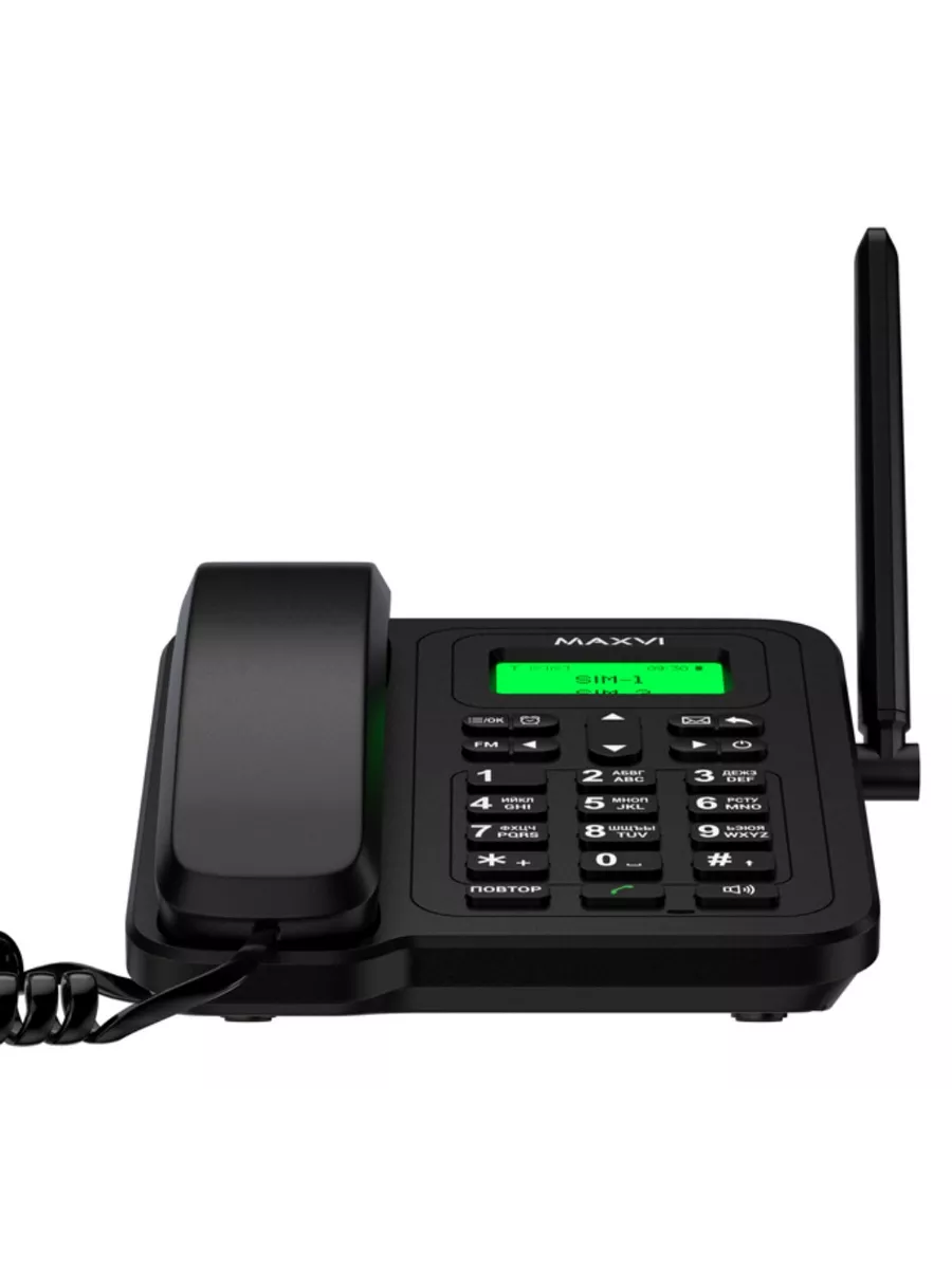 Стационарный сотовый телефон с двумя SIM-картами RT-01 Maxvi 12405074  купить за 1 802 ₽ в интернет-магазине Wildberries