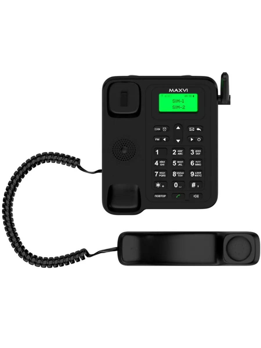 Стационарный сотовый телефон с двумя SIM-картами RT-01 Maxvi 12405074  купить за 1 802 ₽ в интернет-магазине Wildberries