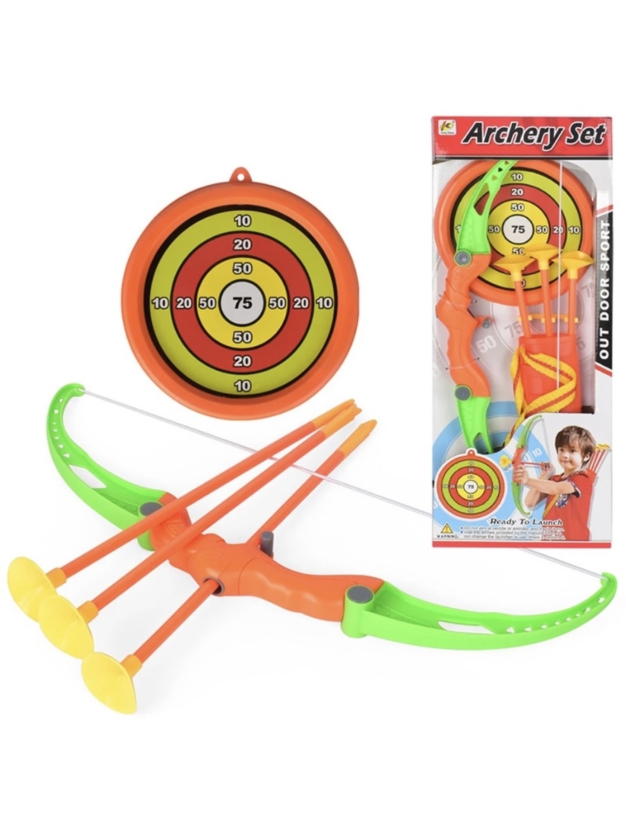 Игровой набор Лук и стрелы Archery Set/мишень/колчан/игрушечное  оружие/игрушки для мальчиков Toys Neo 12410793 купить в интернет-магазине  Wildberries