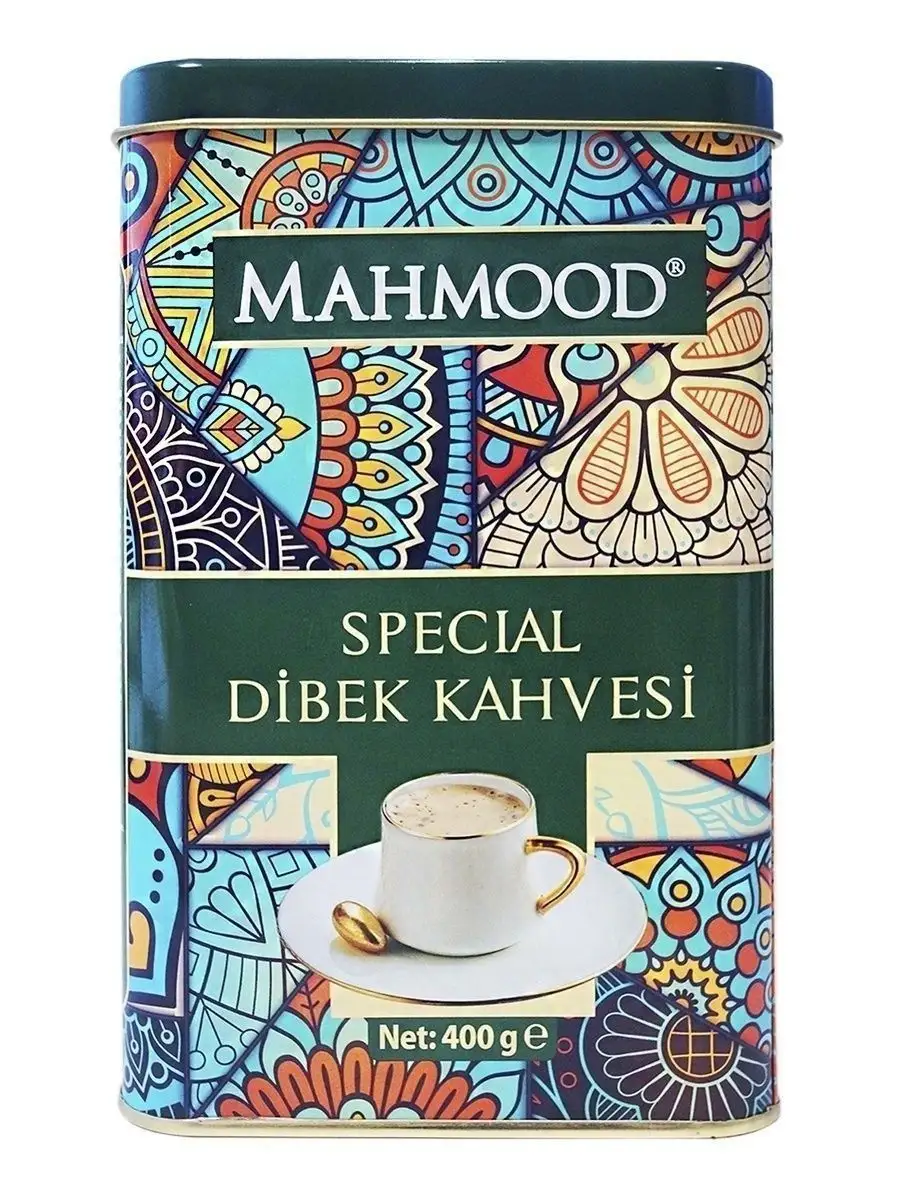 Турецкий молотый кофе с кардамоном фисташкой Dibek ж/б 400 г MAHMOOD  12434044 купить в интернет-магазине Wildberries