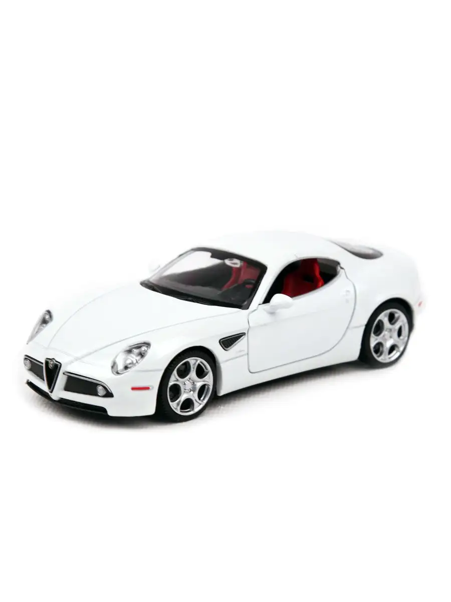 Машина Alfa Romeo 8C Competizione 14см, металл, открываются двери, инерция  BESTLIKE 12452822 купить в интернет-магазине Wildberries