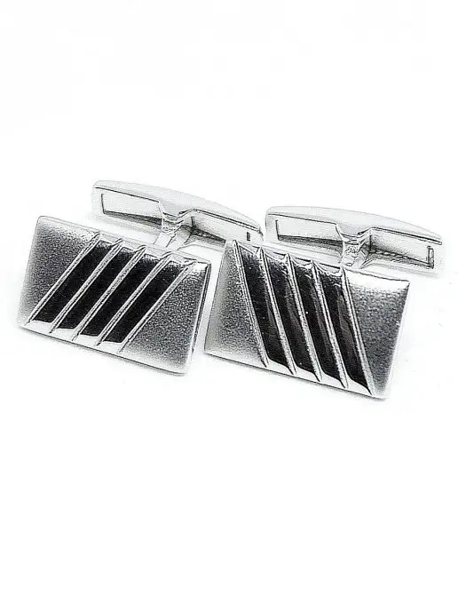 SILVERMEN Ювелирные комплект зажим для галстука, запонки, футляр, вариант, фото 2