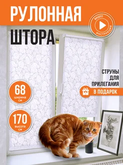 Рулонные шторы 68 на 170, жалюзи Sola 12462123 купить за 1 165 ₽ в интернет-магазине Wildberries
