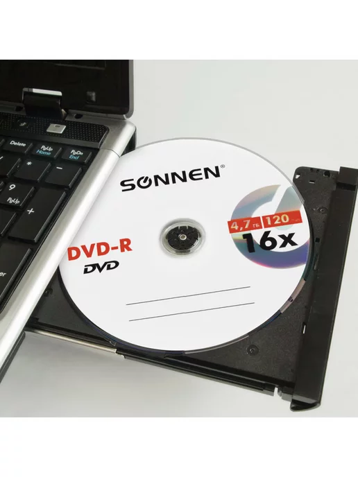 SONNEN Компакт диски DVD-R объемом 4,7Gb, комплект набор из 50 шт, 4,7 ГБ, 50 шт, фото 5