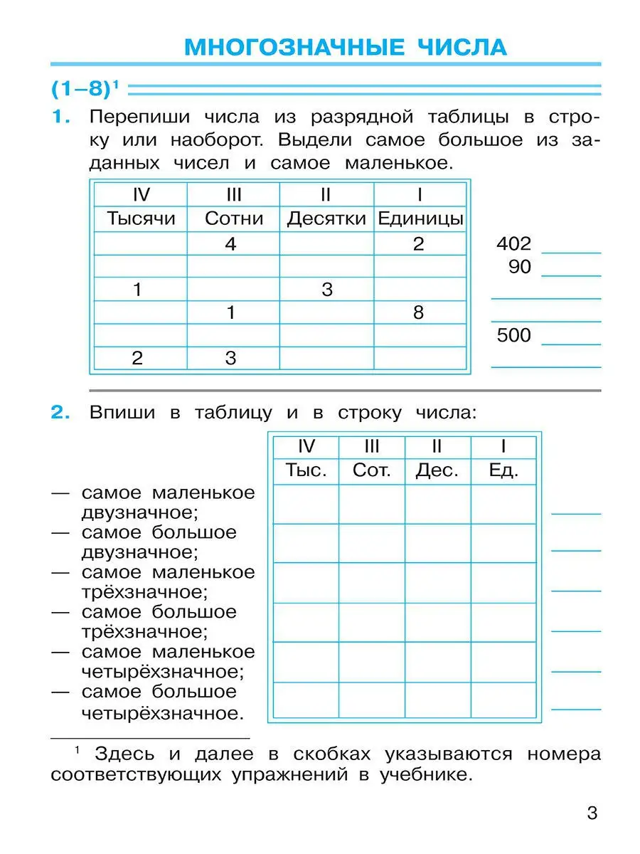 Рабочая тетрадь по математике в 2-х частях. 4 класс. Часть1  Просвещение/Бином. Лаборатория знаний 12491988 купить в интернет-магазине  Wildberries