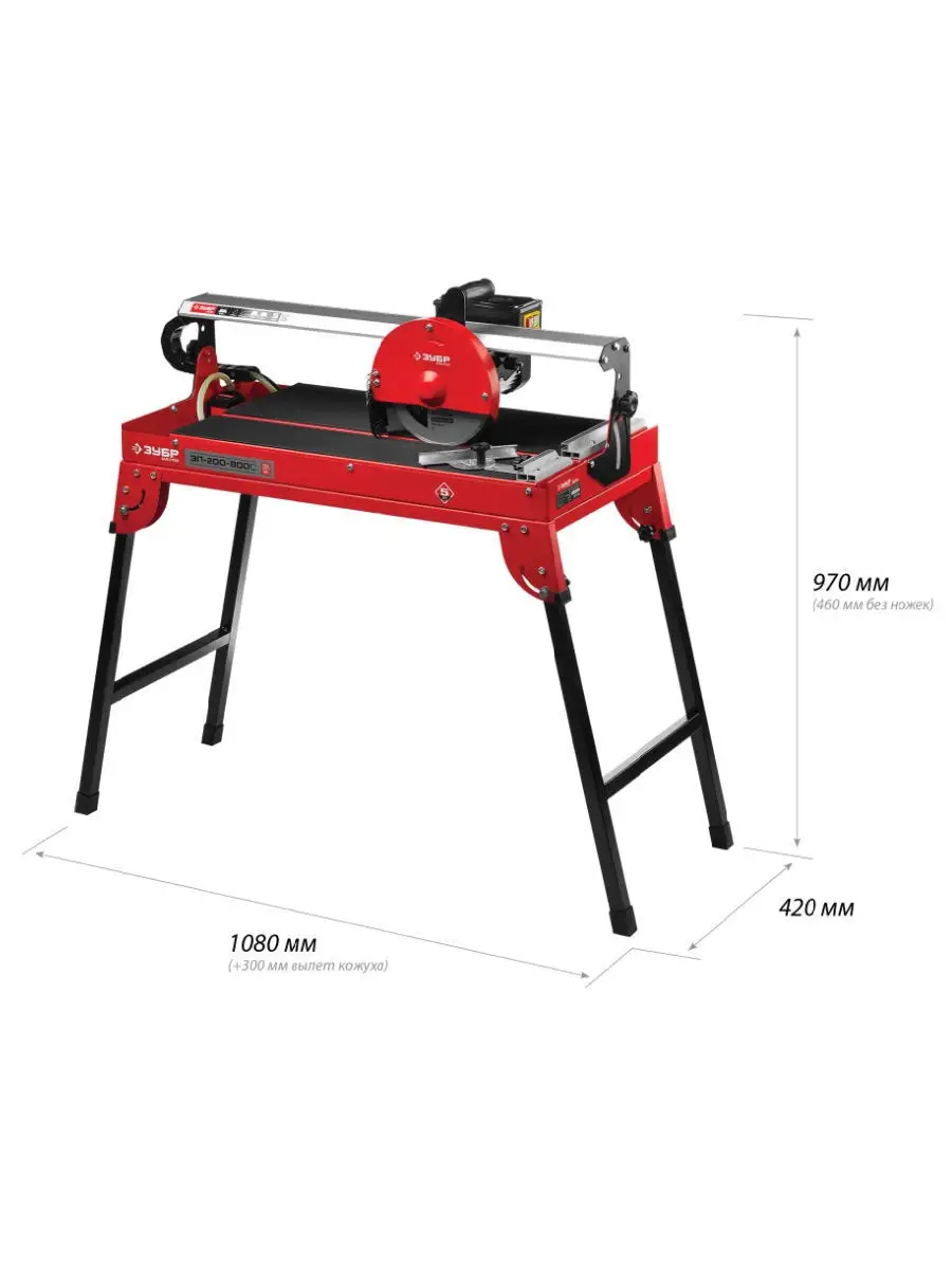 Плиткорез электрический стационарный, 800 Вт, ЭП-200-800С ЗУБР 12504600  купить в интернет-магазине Wildberries