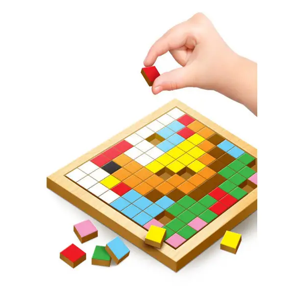 Мозаика пикселями "Животные"