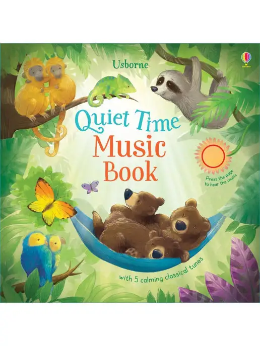 Usborne Quiet Time Music Book музыкальная книга для детей