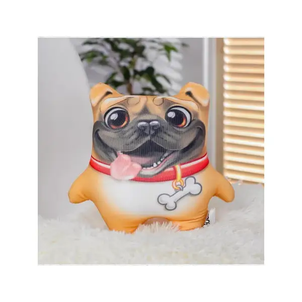 Игрушка антистресс/Мопсик/детская/Мягкая интерьерная/Подарок близким