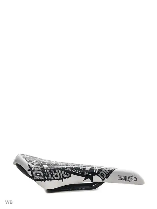Selle San Marco Седло Squod Allover Hollow Cr-Mo White Black Synt + Synt, черный, фото 3