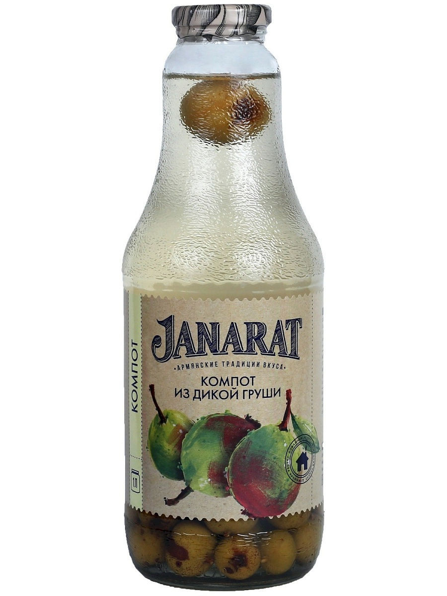 Компот из дикой груши 2 шт. по 1 л Janarat 12559056 купить в  интернет-магазине Wildberries