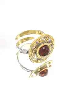 Ювелирные кольца Янтарная волна 12586247 купить за 1 712 ₽ в интернет-магазине Wildberries