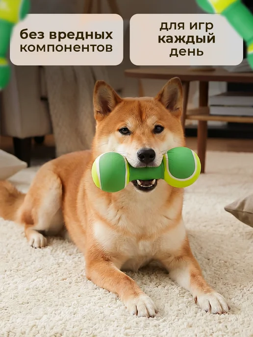 Japan Premium Pet Игрушка для собак латексная, зеленый, фото 2
