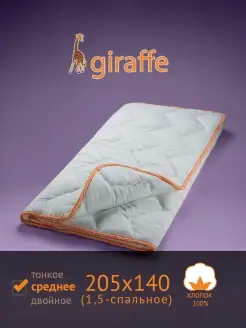 Одеяло Giraffe среднее, 1,5-сп. 205х140 САМСОН 12614747 купить за 3 947 ₽ в интернет-магазине Wildberries