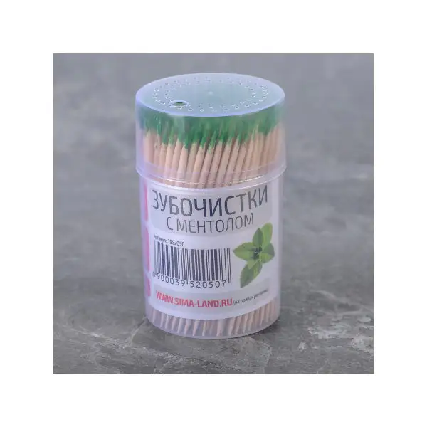 Зубочистки с ментолом, 270-280 шт
