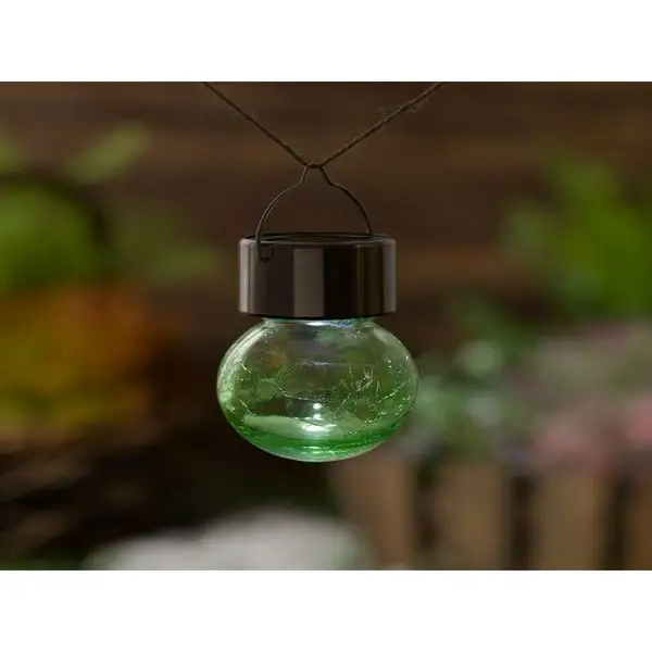 Светильник потолочный 7х9х7 см, 1 LED, солнечная батарея