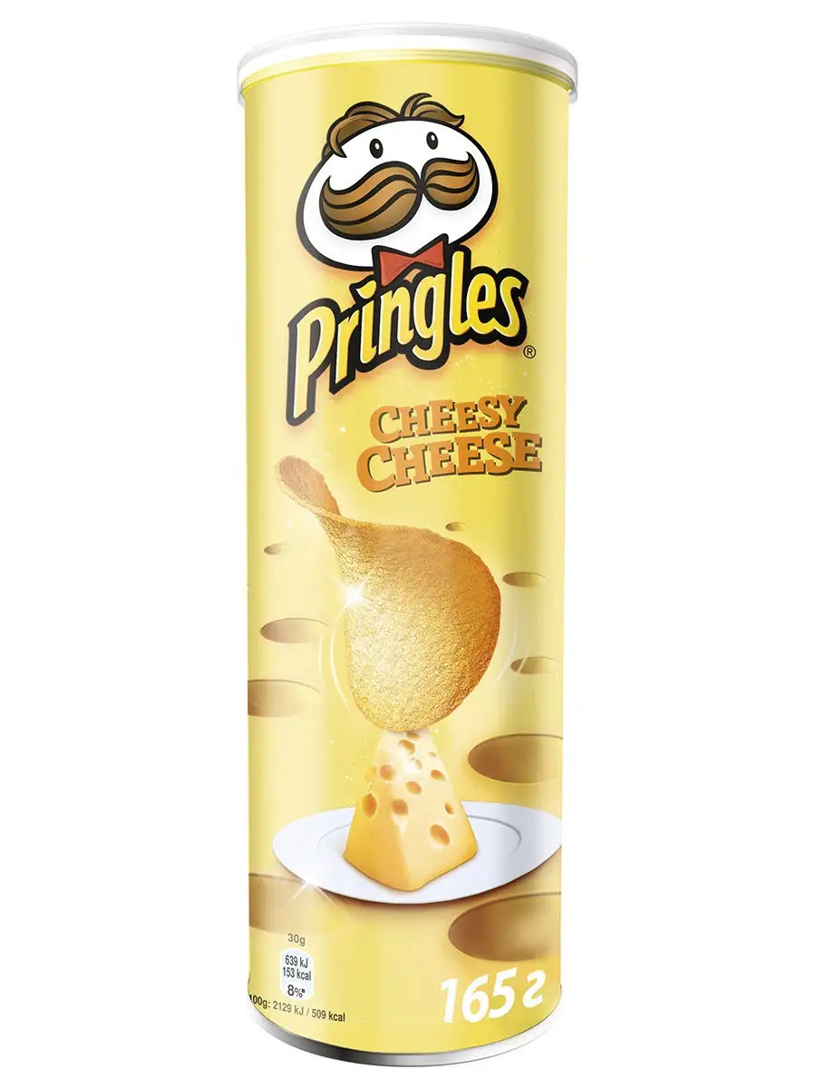 Картофельные чипсы Pringles со вкусом Сыра 165 гр Pringles 12633740 купить  в интернет-магазине Wildberries