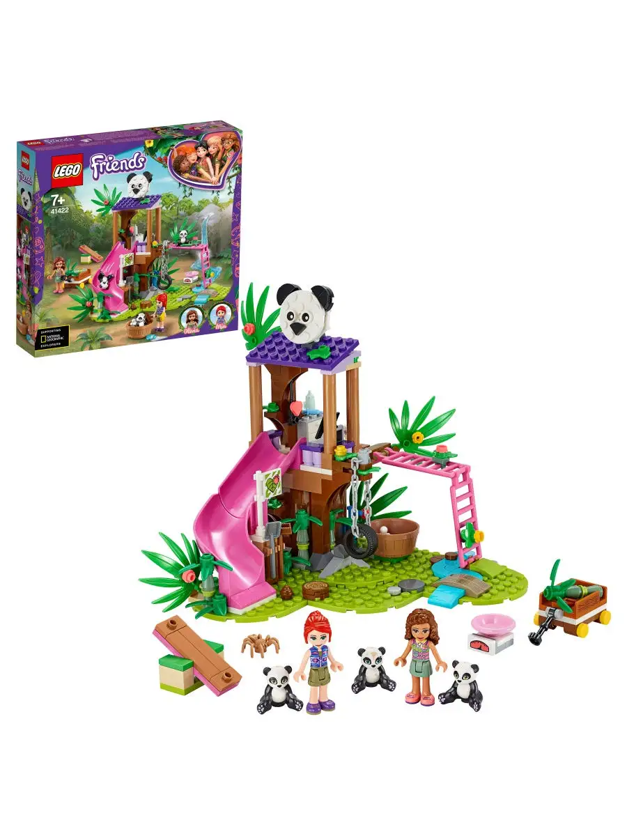 Конструктор LEGO Friends 41422 Джунгли: домик для панд на дереве /дикие  животные LEGO 12649736 купить в интернет-магазине Wildberries