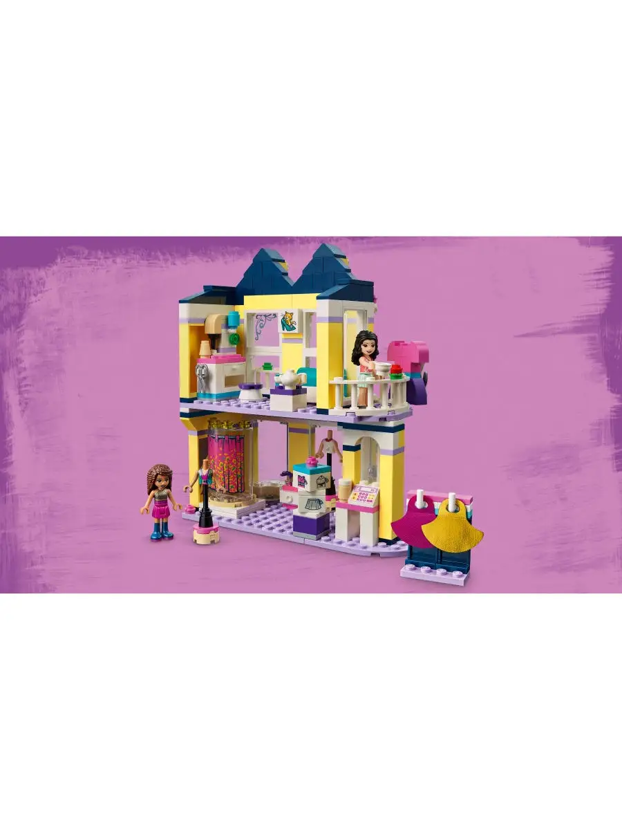 Конструктор LEGO Friends 41427 Модный бутик Эммы /магазин, мода, магазин  одежды LEGO 12649741 купить в интернет-магазине Wildberries