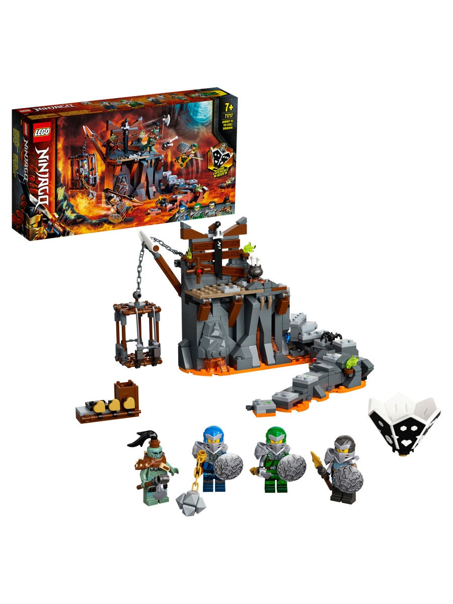 Конструктор LEGO NINJAGO 71717 Путешествие в Подземелье черепа / настольная  игра, игровой набор LEGO 12649760 купить в интернет-магазине Wildberries