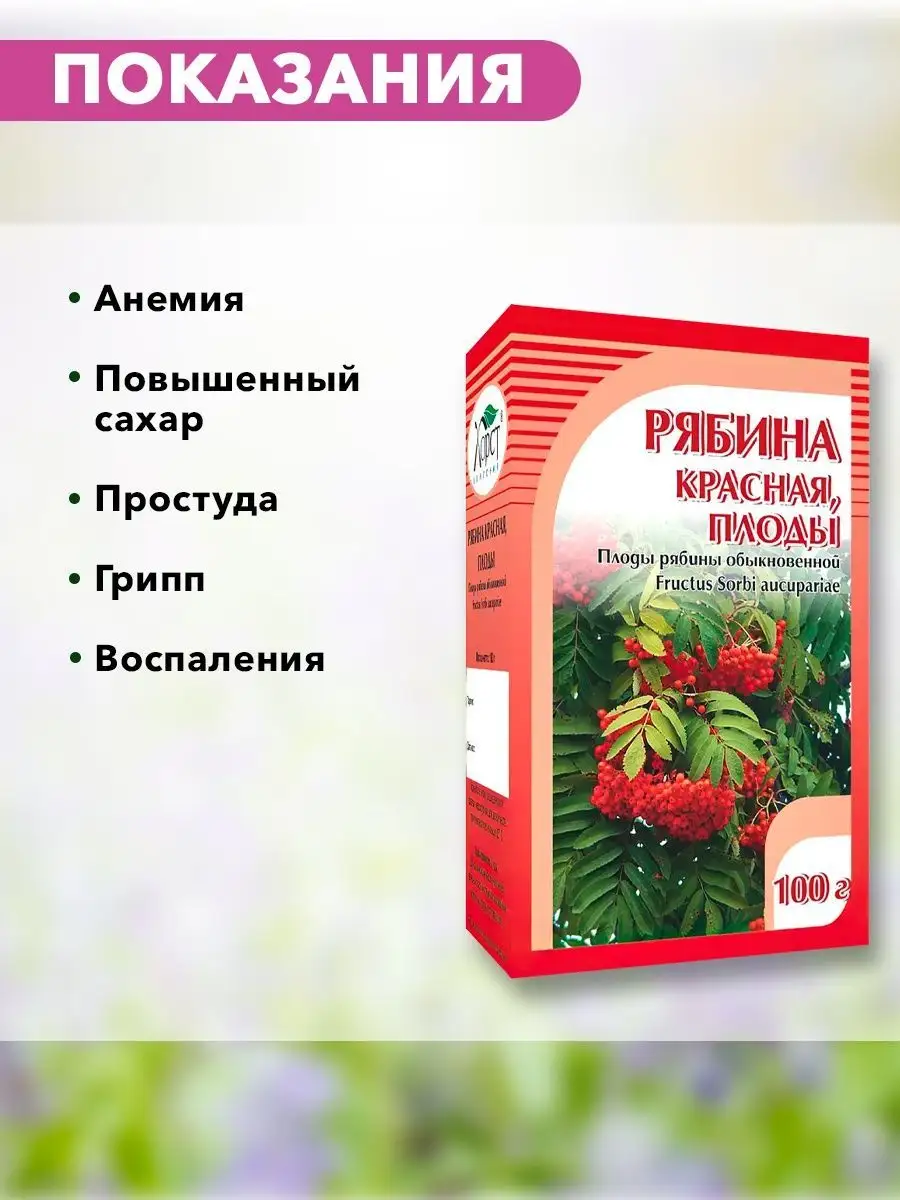 Рябина красная ягоды сушеные ХОРСТ 12652131 купить за 190 ₽ в  интернет-магазине Wildberries