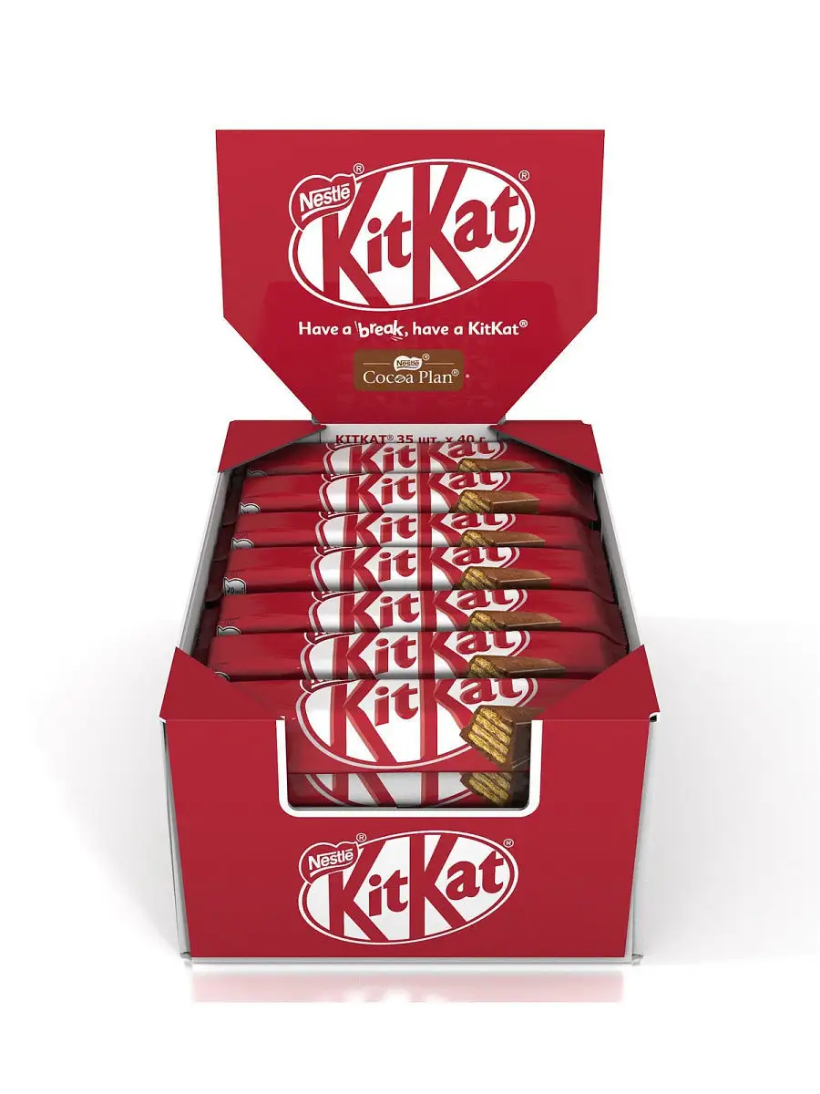 Kitkat с хрустящей вафлей 35*40 г Kitkat 12655632 купить в  интернет-магазине Wildberries