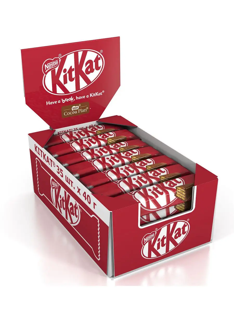 Kitkat с хрустящей вафлей 35*40 г Kitkat 12655632 купить в  интернет-магазине Wildberries