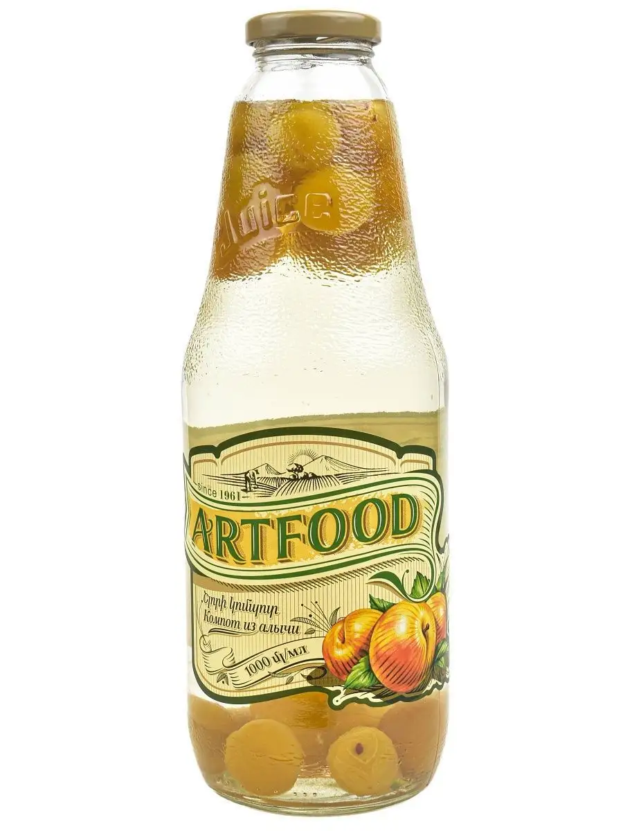 Компот из Алычи 1000 мл ARTFOOD 12655869 купить в интернет-магазине  Wildberries