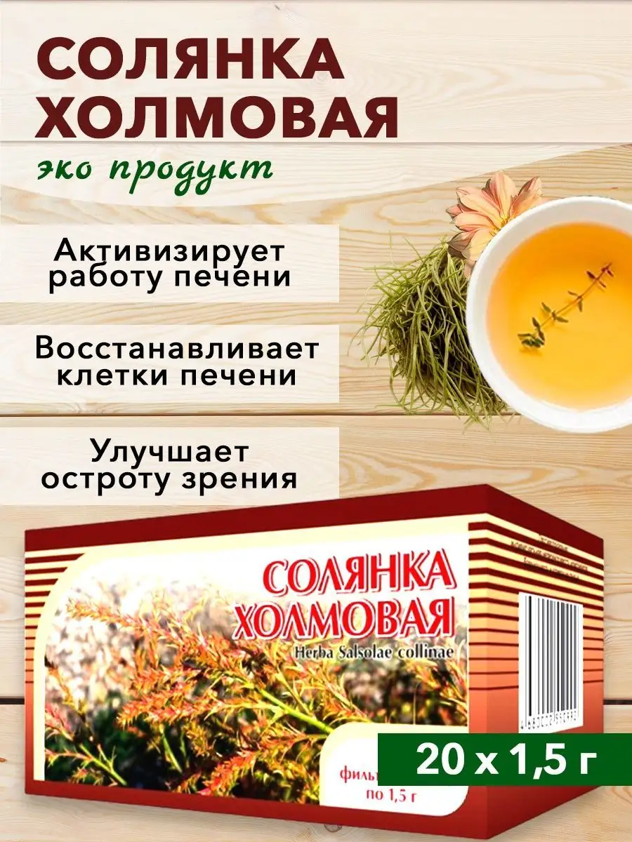 Солянка холмовая фиточай ХОРСТ 12657167 купить в интернет-магазине  Wildberries