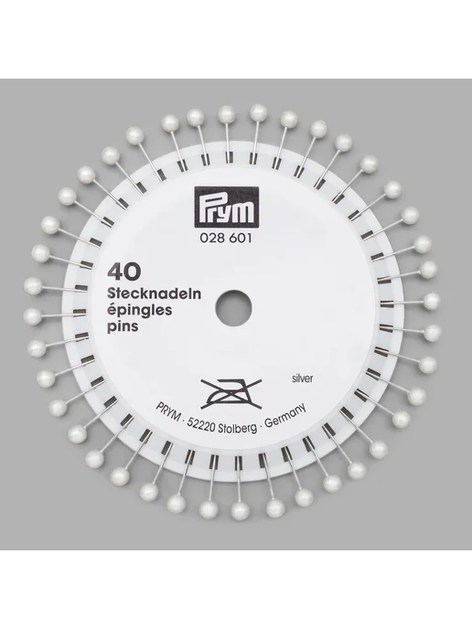 Prym Булавки портновские 38x0,58 мм 10гр, 0.65x38 мм, фото 4
