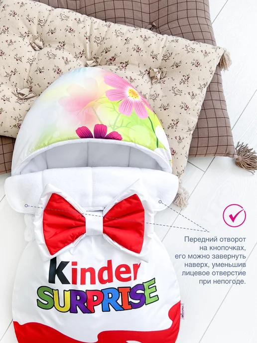 CherryMom Конверт в коляску и автолюльку для новорожденных, белый, фото 6