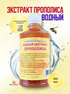 Натуральный продукт водный экстракт прополиса 350 мл Мелмур 12687018 купить за 526 ₽ в интернет-магазине Wildberries