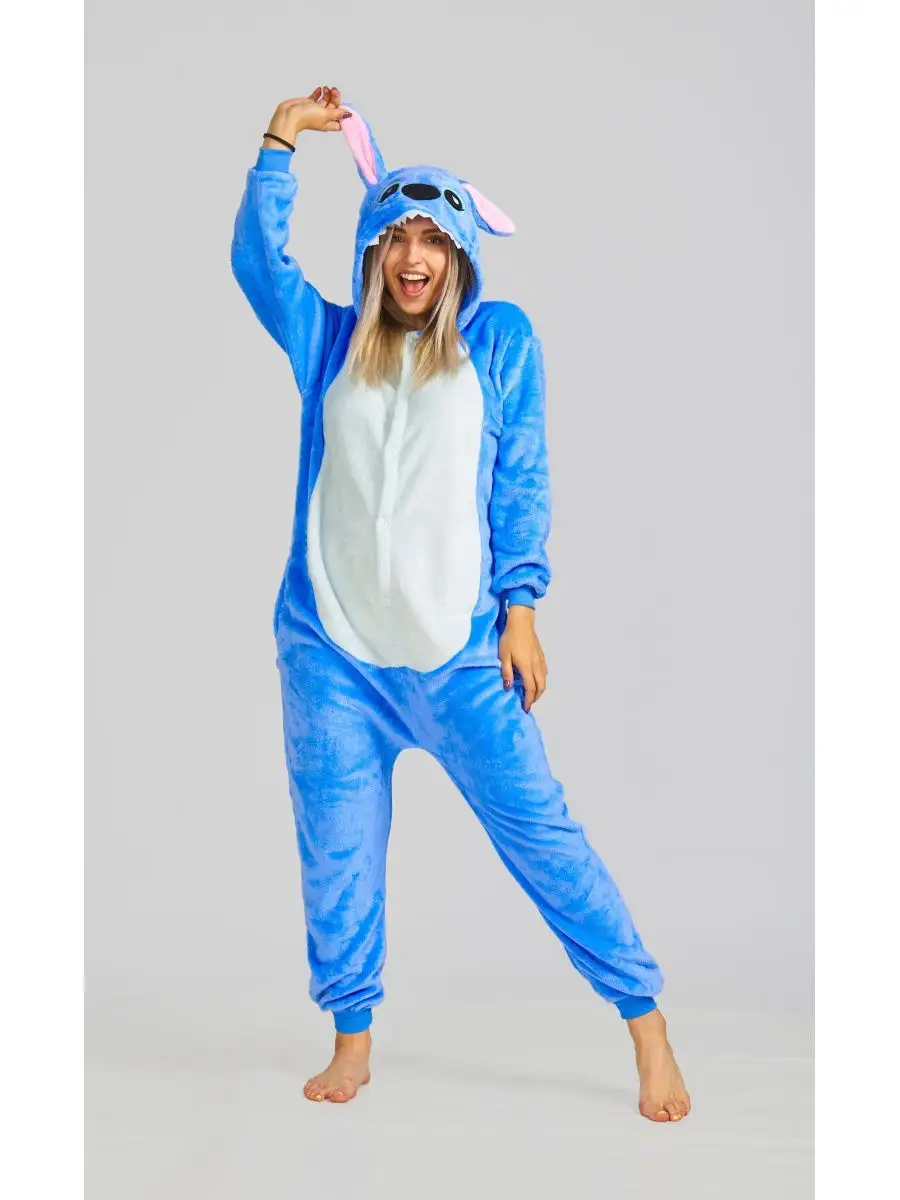 Пижама для детей и взрослых/ Одежда для дома/ Кигуруми Стич AllKigurumi  12690225 купить в интернет-магазине Wildberries