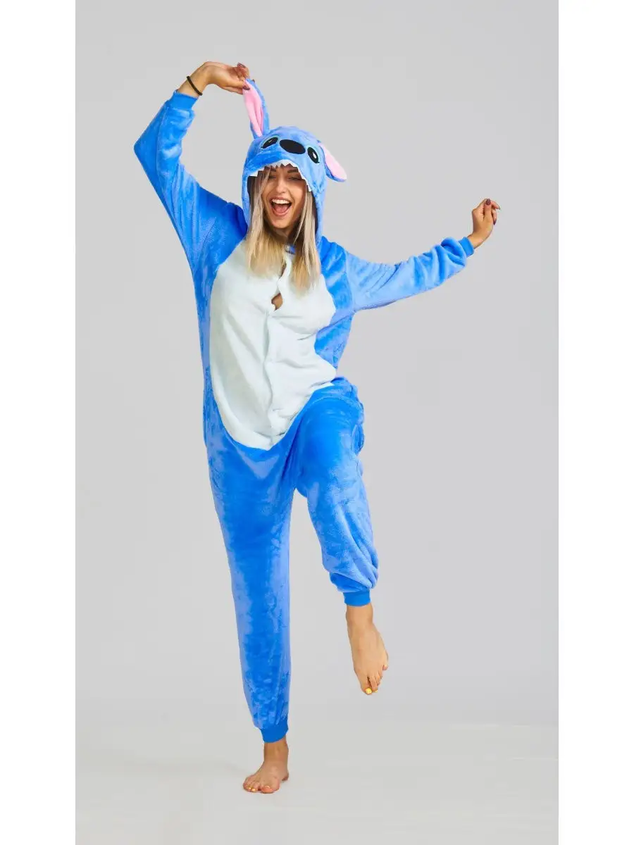 Пижама для детей и взрослых/ Одежда для дома/ Кигуруми Стич AllKigurumi  12690225 купить в интернет-магазине Wildberries