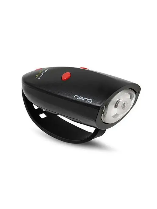 Hornit Сигнал велосипедный электрический+фонарик Mini NANO, черный, фото 2