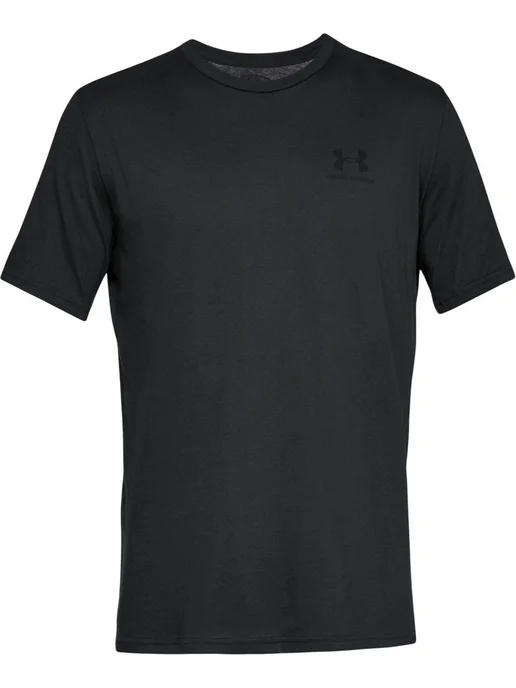 Under Armour Футболка Sportstyle Left Chest Logo SS, черный, фото 5