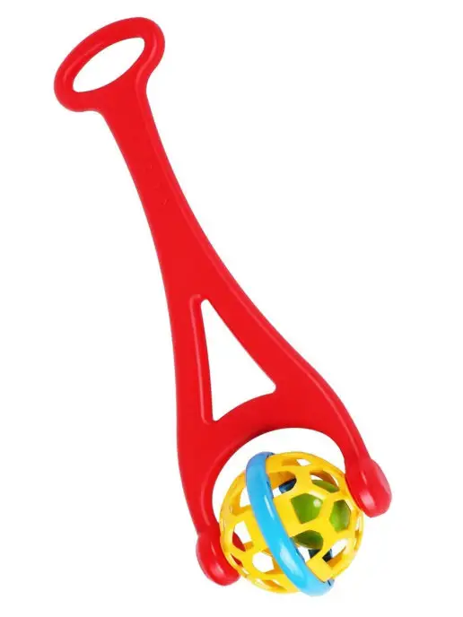 Technok Toys Каталка с шаром, красный