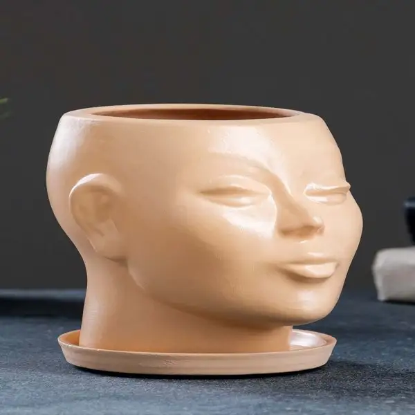 Фигурное кашпо Голова