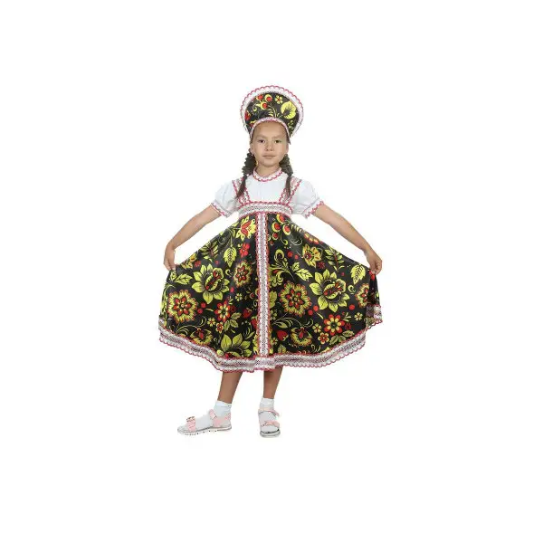 Русский народный костюм Хохлома