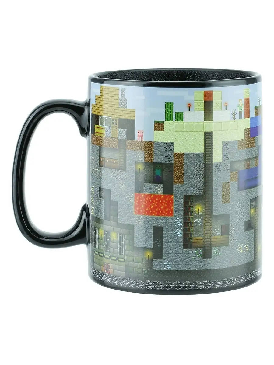 Кружка Minecraft XL Heat Change Mug 550 мл PP6585MCF Paladone 12766816  купить в интернет-магазине Wildberries