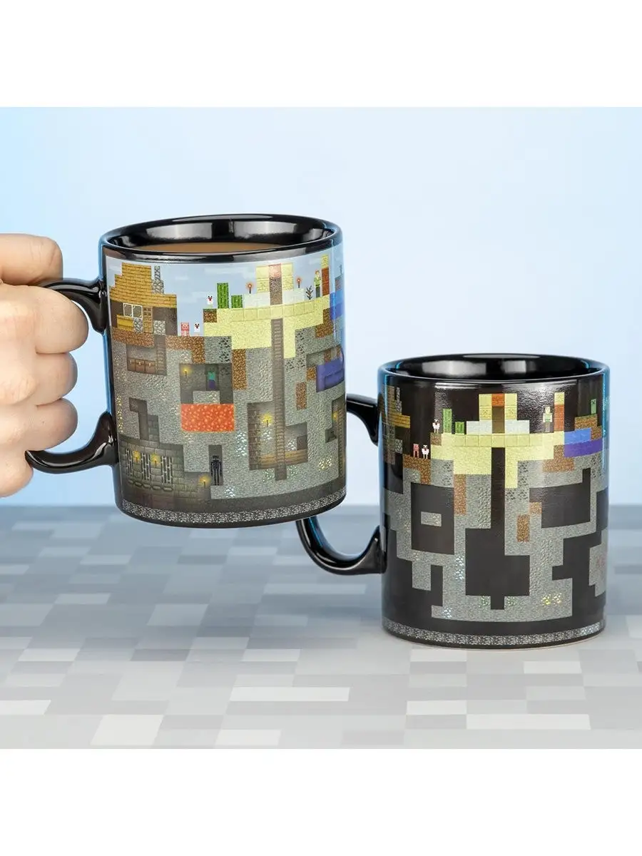 Кружка Minecraft XL Heat Change Mug 550 мл PP6585MCF Paladone 12766816  купить в интернет-магазине Wildberries