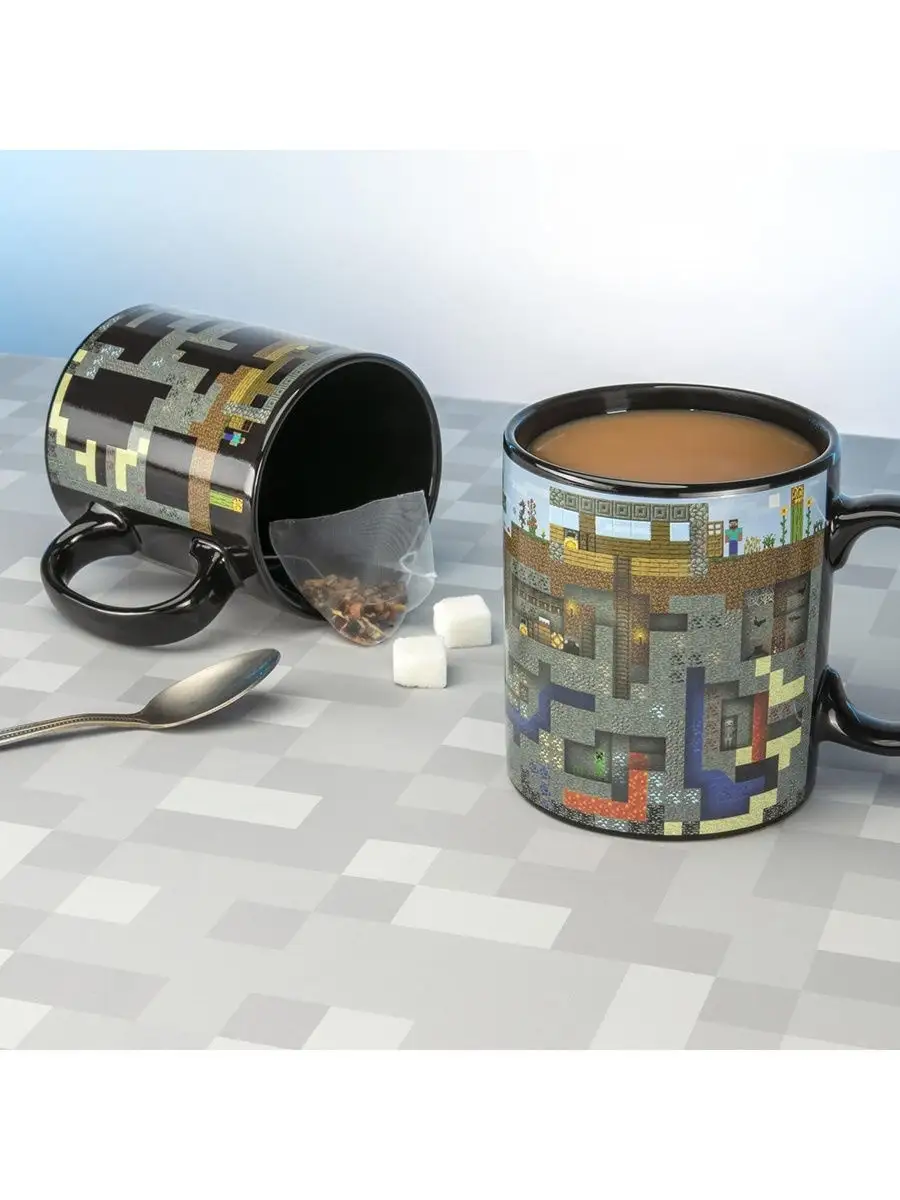 Кружка Minecraft XL Heat Change Mug 550 мл PP6585MCF Paladone 12766816  купить в интернет-магазине Wildberries