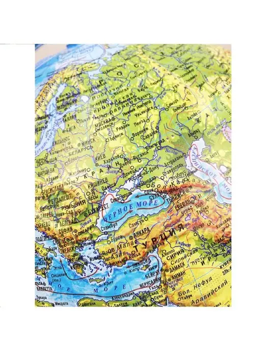 Globen Глобус физический, подсветка от батареек, вариант, фото 6